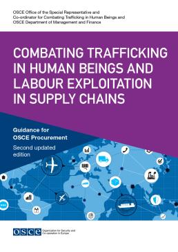 Cover for Combating Trafficking in Human Beings and Labour Exploitation in Supply Chains - Guidance for OSCE Procurement